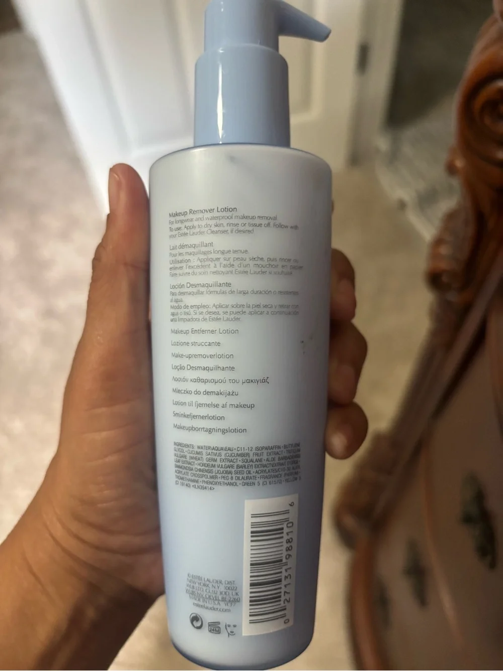Estée Lauder Take It Away Makeup Remover Lotion - Light Blue Pump Bottle